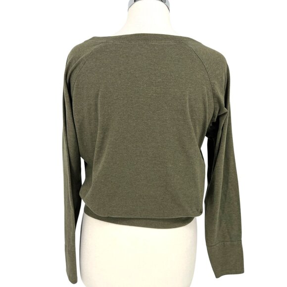 PrAna Eat.Sleep.Climb Long Sleeve Graphic Tee Olive Green Size Small - Picture 6 of 9